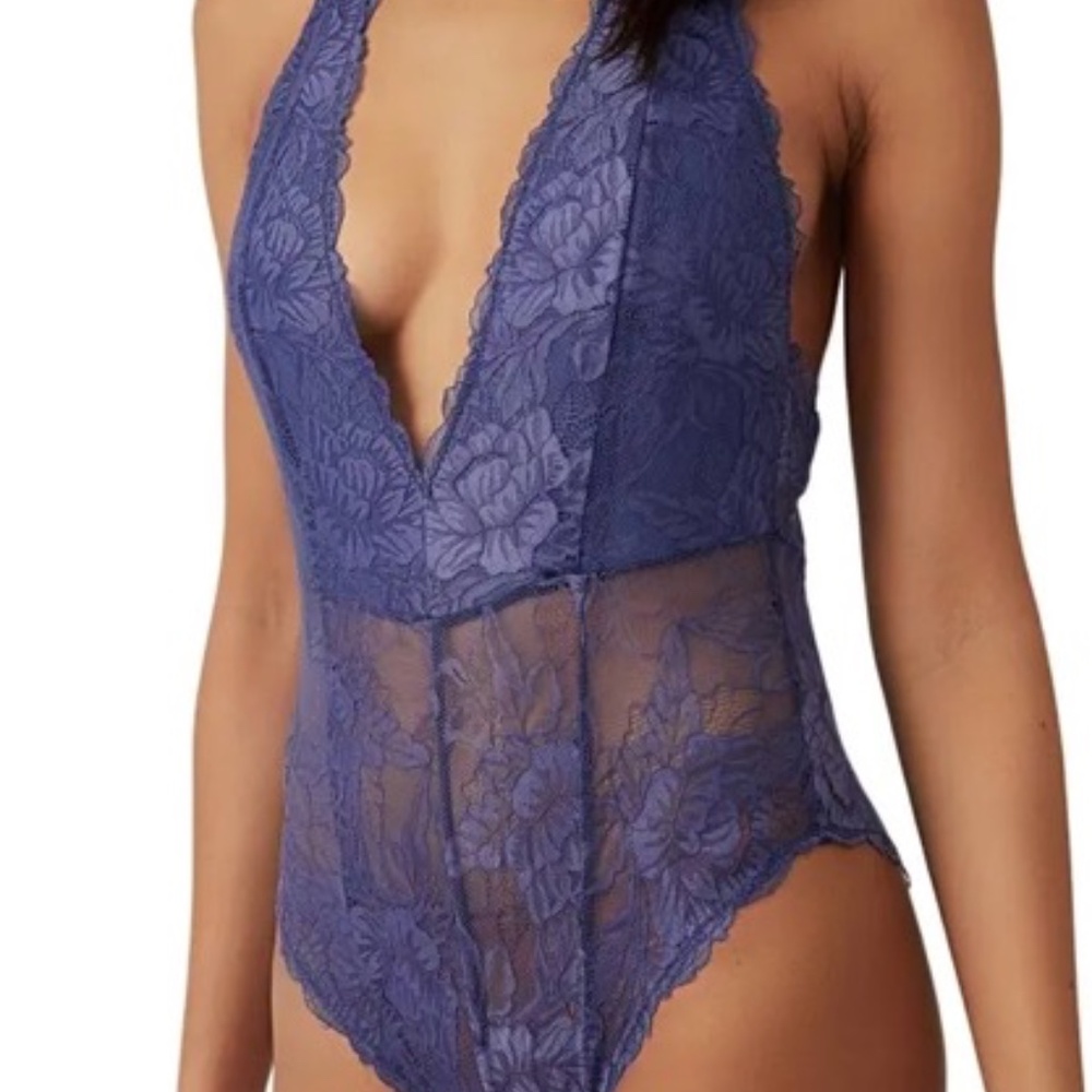 Free People Marlin Everyday Lace Bodysuit L